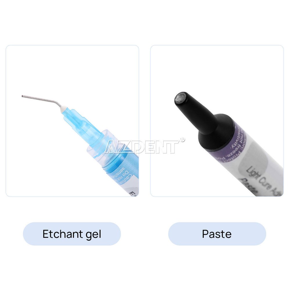 Dentex Dental Ortho Bracket Cure Light Composite Etching Adhesive Etching GelKit