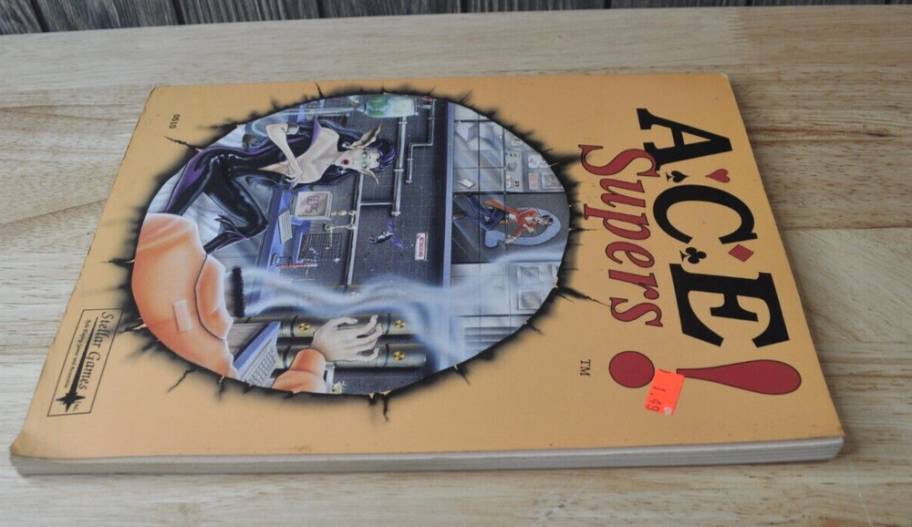 ACE Super-Agents Powers-Stellar Games Paperback Book *Pre-Owned*