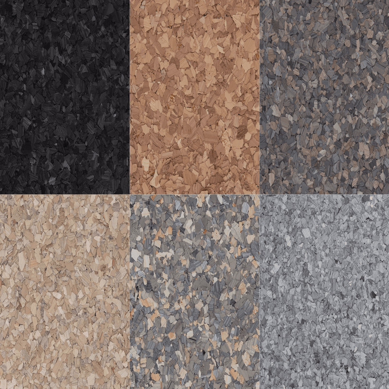 Chipped Stone Flakes (Marble-Like Appearance) for Epoxy, Polyaspartic, Uretha...