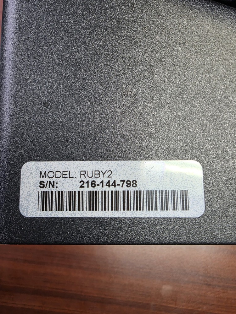 Used- VERIFONE RUBY 2 Terminal Touchscreen