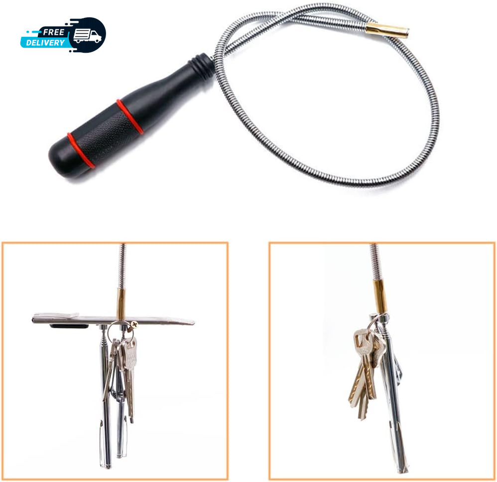 4 Pack Telescoping Magnet Pick-Up Tool Set - Retrieving Pickup Tools Extra Long