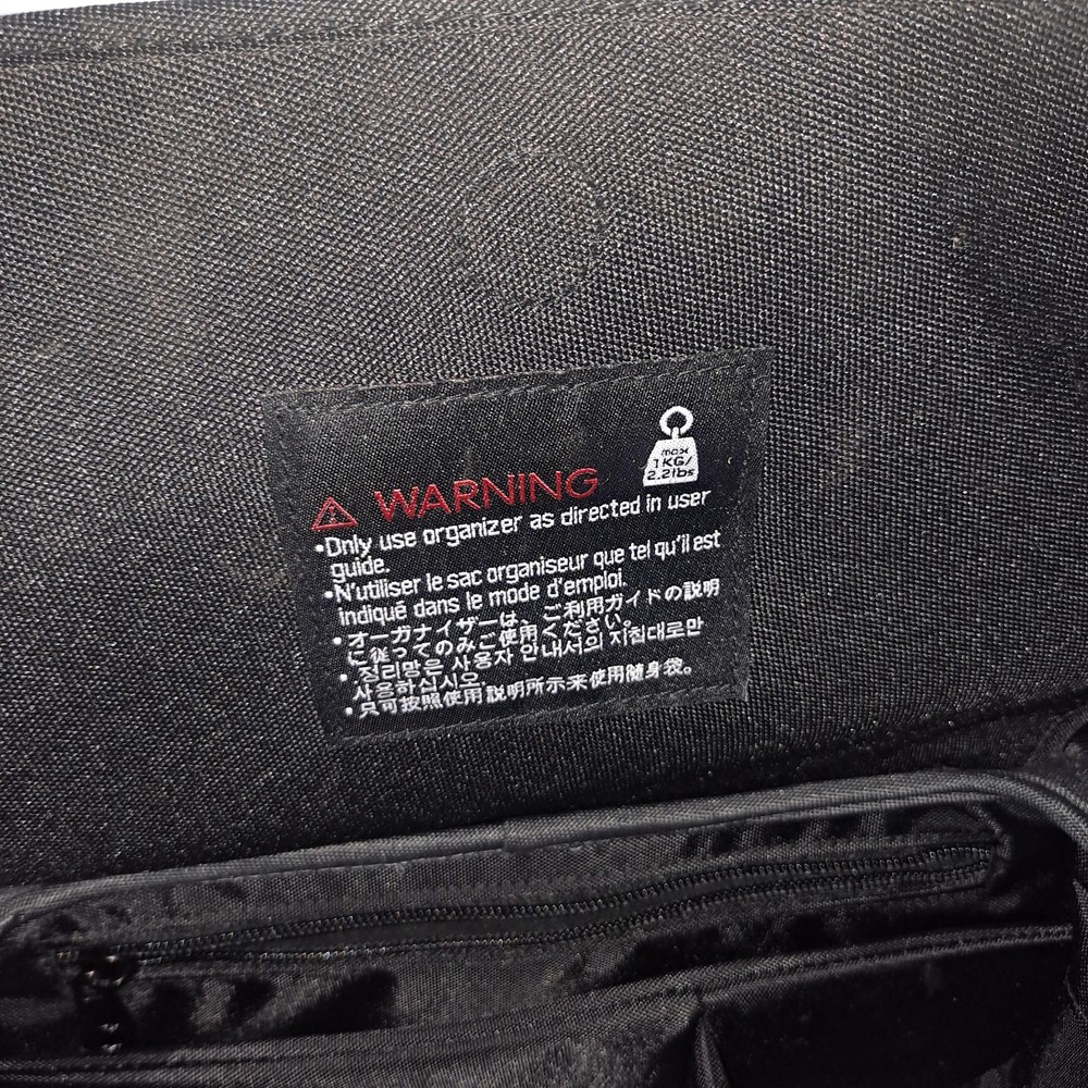 EUC Bugaboo Organizer Stroller Storage Bag Black Gray