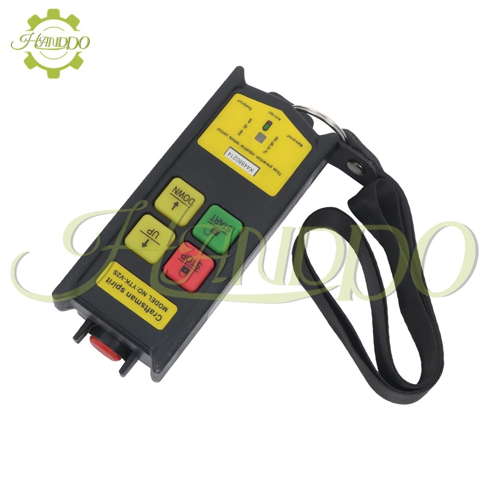 Mini Electric Hoist 1320lbs 14ft Wired Remote + 328ft Wireless Remote Control