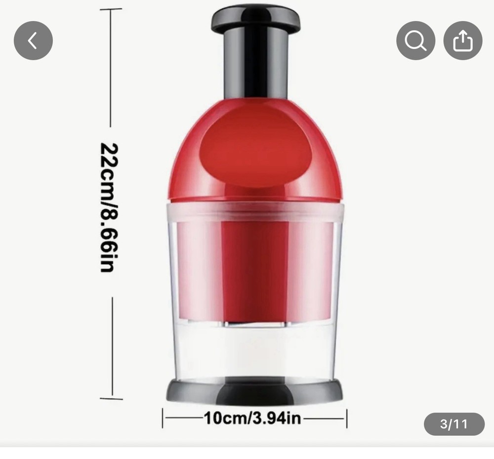 Red Food Chopper
