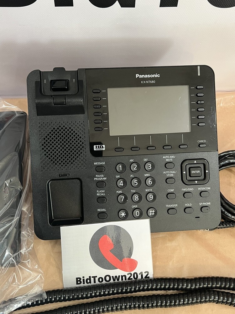 Panasonic KX-NT680-B IP Display (Black) *Refurbished*