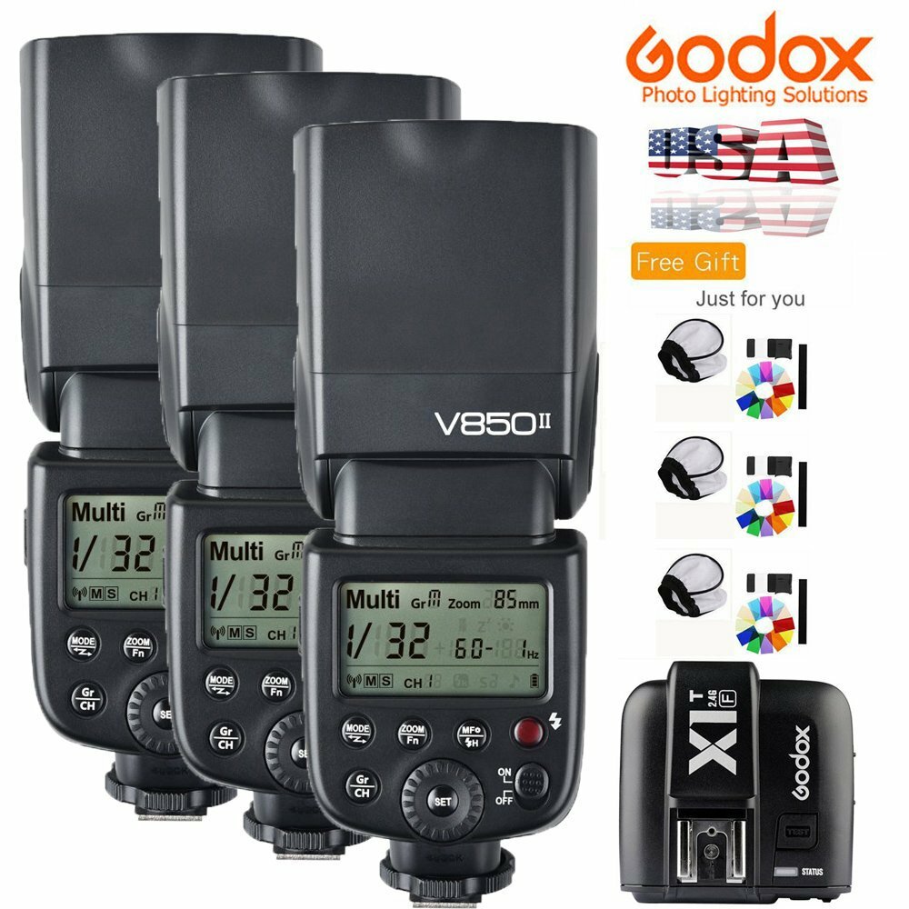 Godox V850II 2.4G TTL Flash Speedlite +Gift