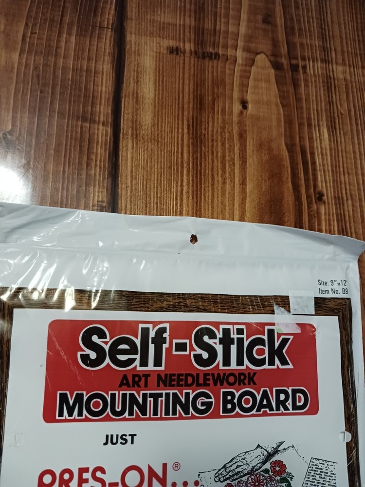 Self Stick Art Needlework Mounting Board 9x12