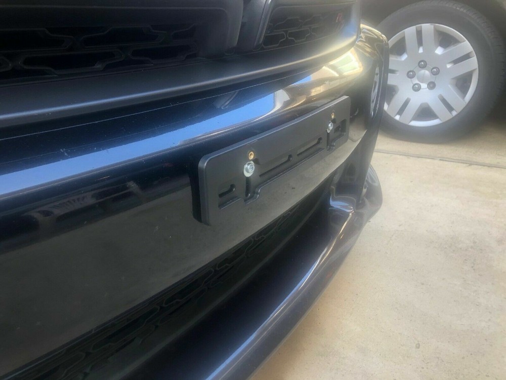 Front License Plate Tag Holder Mount Adapter Bumper Kit Bracket for DODGE New