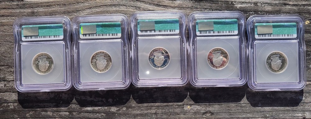 2008-S 25C State Quarters - Silver DCAM (Proof)