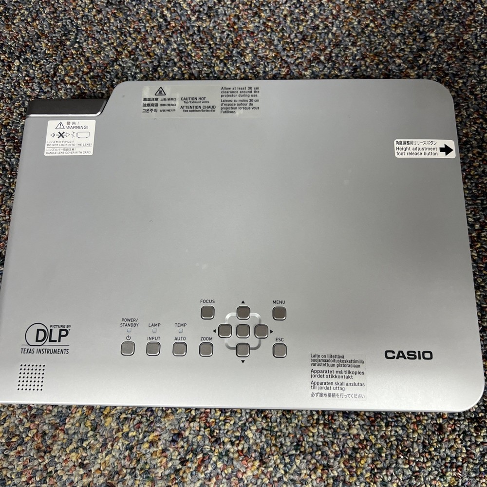 CASIO XJ-SC210 | DLP Projector XGA VGA – Used – Tested & Working