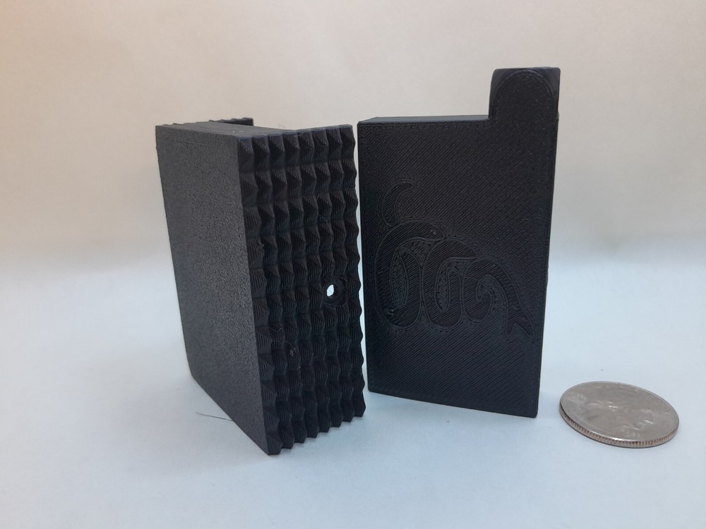 Meshtastic RAK WISBLOCK radio node case with ANTENNA . BLACK