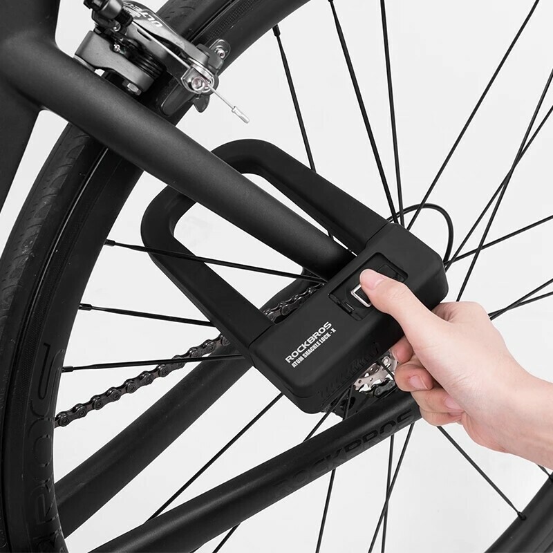 Rockbros Atom Shackle Lock-X FINGERPRINT SYSTEM