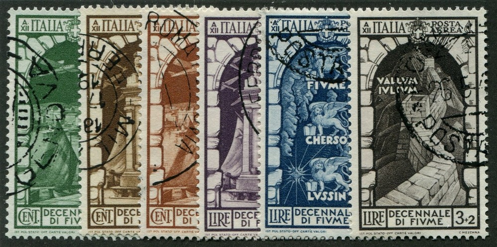 ITALY #C56-C61 USED SET