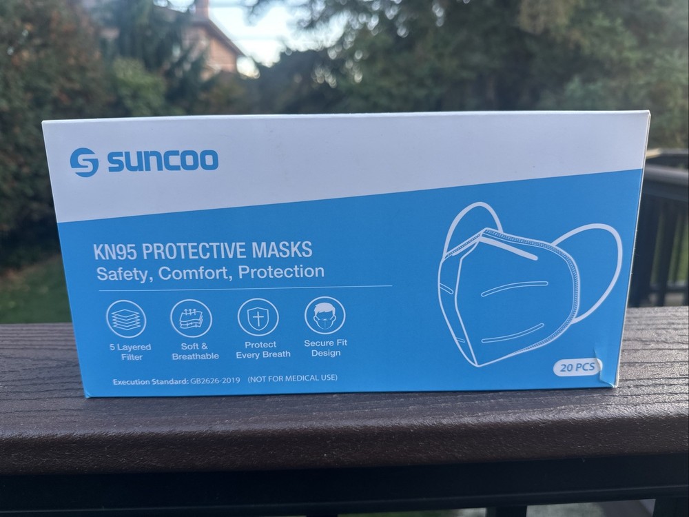 Sunoco KN95 Protective Masks 20 Pieces