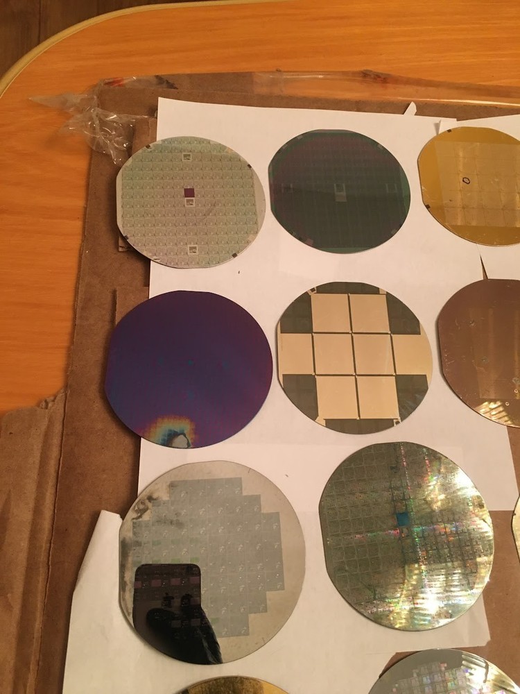 4" Unknown Silicon Wafer 1980s Extremely Rare