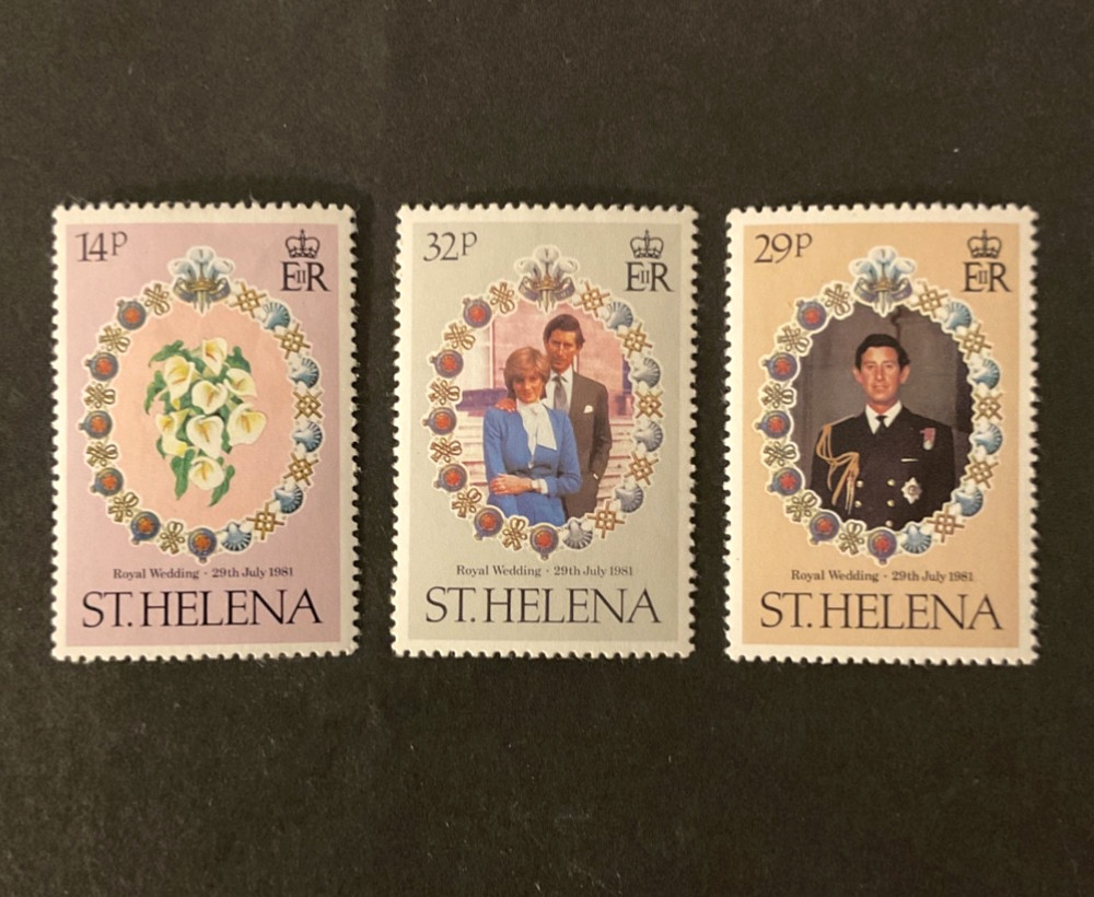 Stamps St Helena Scott #353-5 never hinged