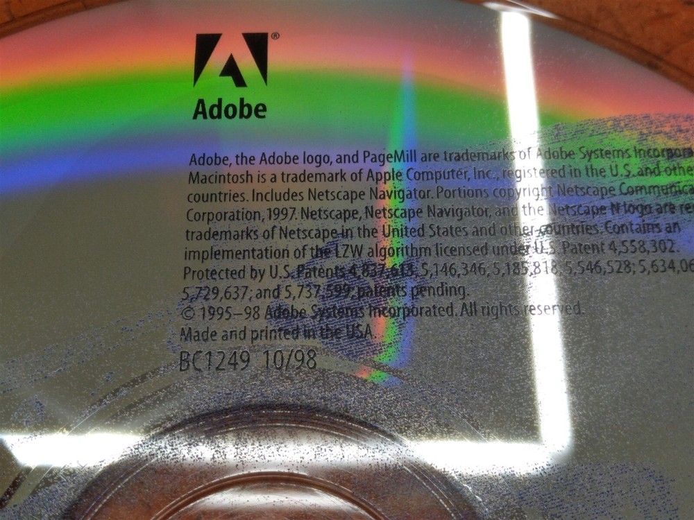 ⭐️⭐️⭐️⭐️⭐️ PC Software CD Disc Adobe PageMill 3.0 1995-98