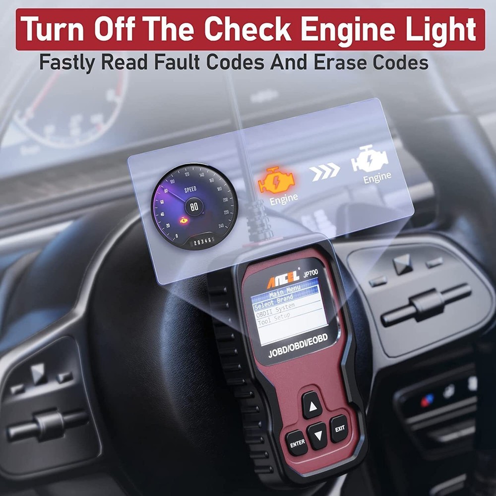 ANCEL JP700 JOBD OBD2 Japanese Scanner Code Reader Check Engine Diagnostic Tool