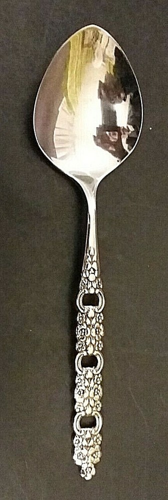 Oneida Viola stainless sugar spoon 6"