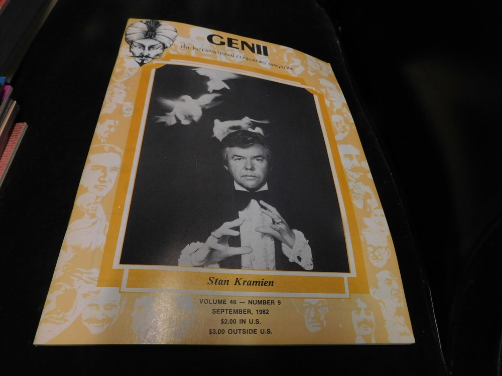 Genii Magic Magazine For Magicians 1982 September