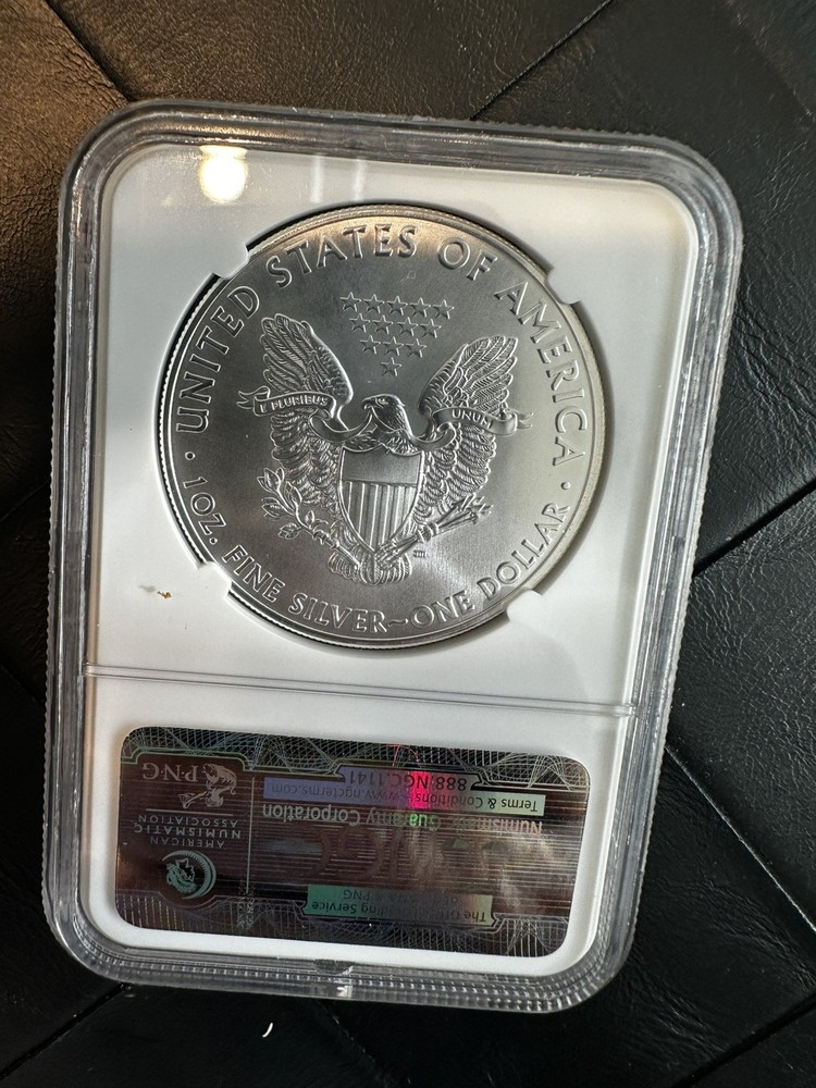 2015 $1 Silver American Eagle NGC MS70 First Releases - Eagle facing forward !