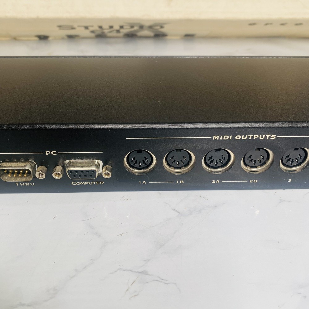 OPCODE STUDIO 64X 64-Channel Midi Interface Patchbay No Power Supply W/ Box