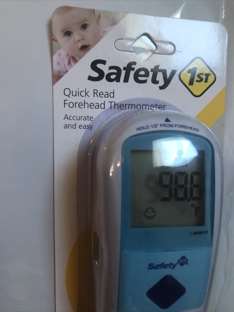 Safety 1st Quick Read Forehead Thermometer Model# TH068 Accurate Easy No Touch!