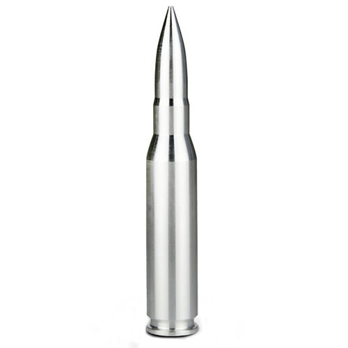 Silver 10 oz 50 Caliber BMG Bullet