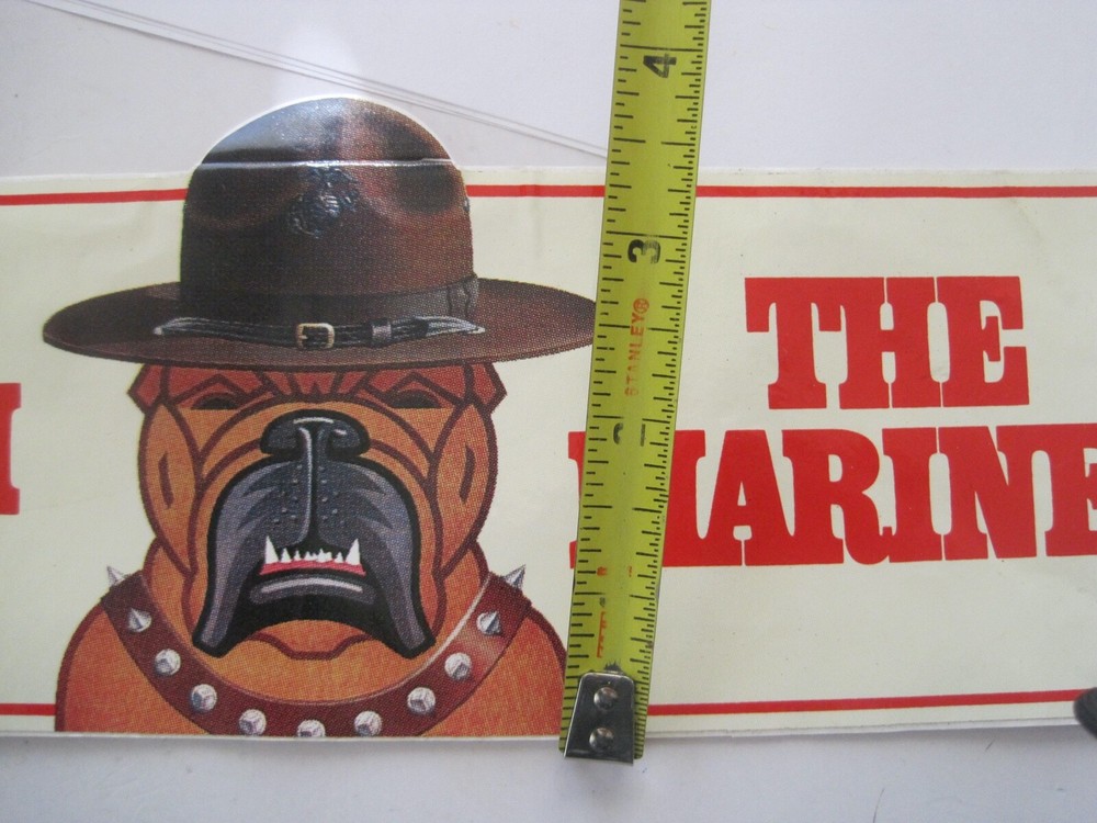 The Tough Team The Marines Sticker