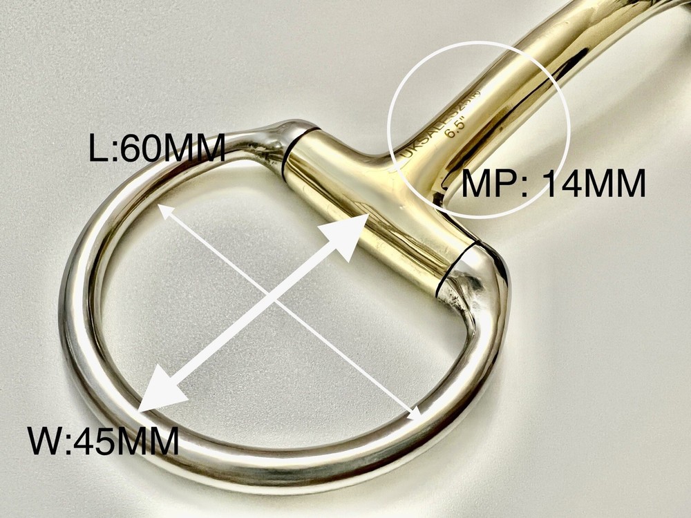 Eggbutt Straight Bar Mullen Mouth Snaffle Bit (UKSALES25®) *SAME DAY DISPATCH*