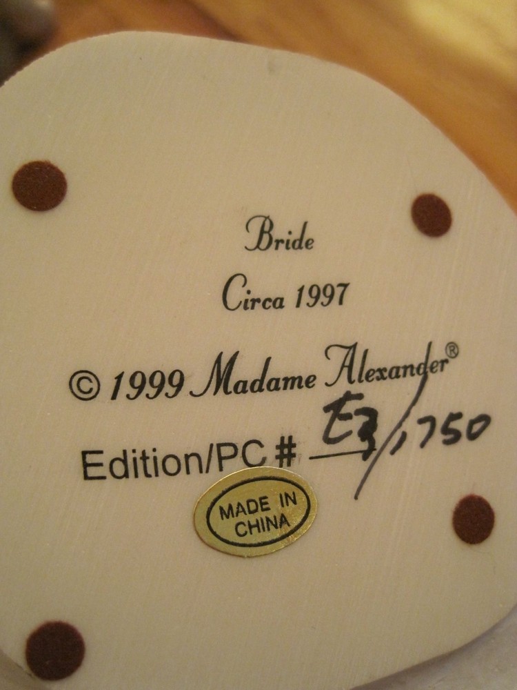 Madame Alexander Bride Figurine 6"