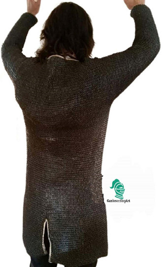 Chainmail shirt 10mm Flat riveted Rings Flat Washer Medieval opened chainmail