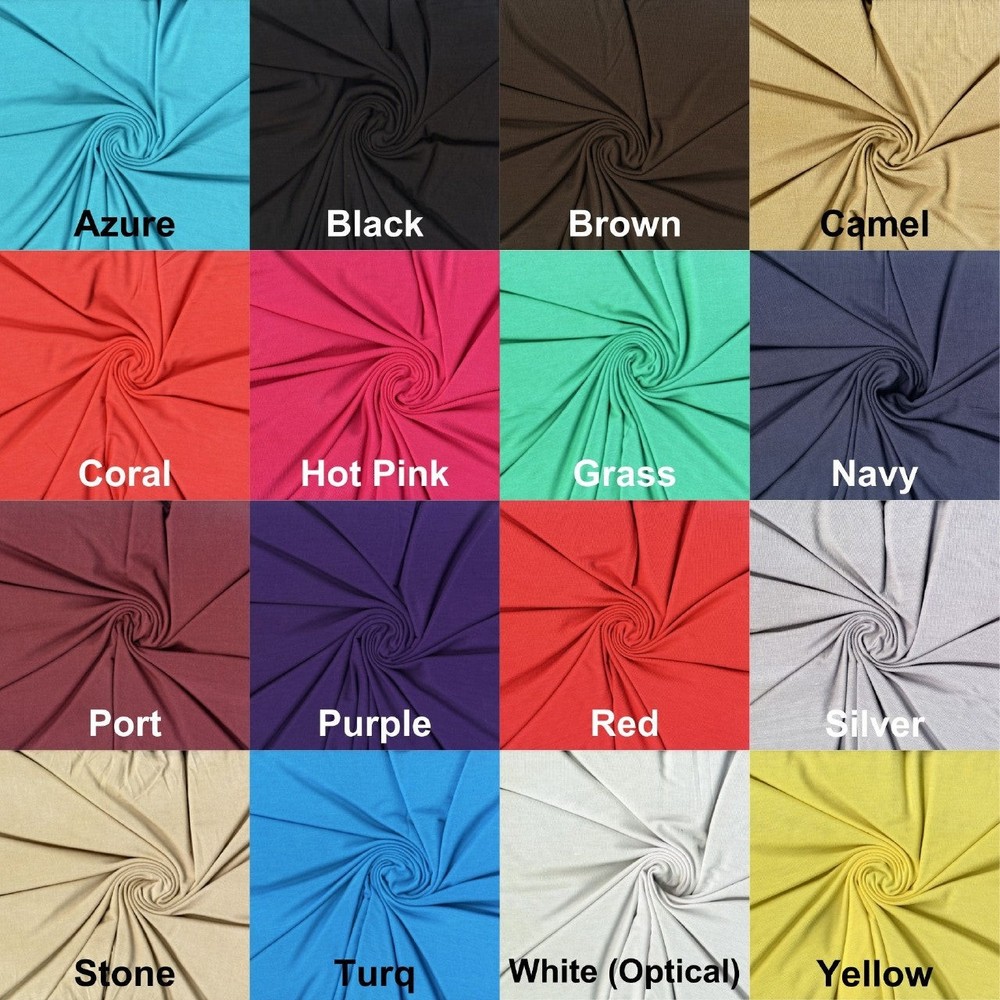 Jersey Hacci Miami Knit Fabric - Soft Stretch Rayon Sewing Fabric