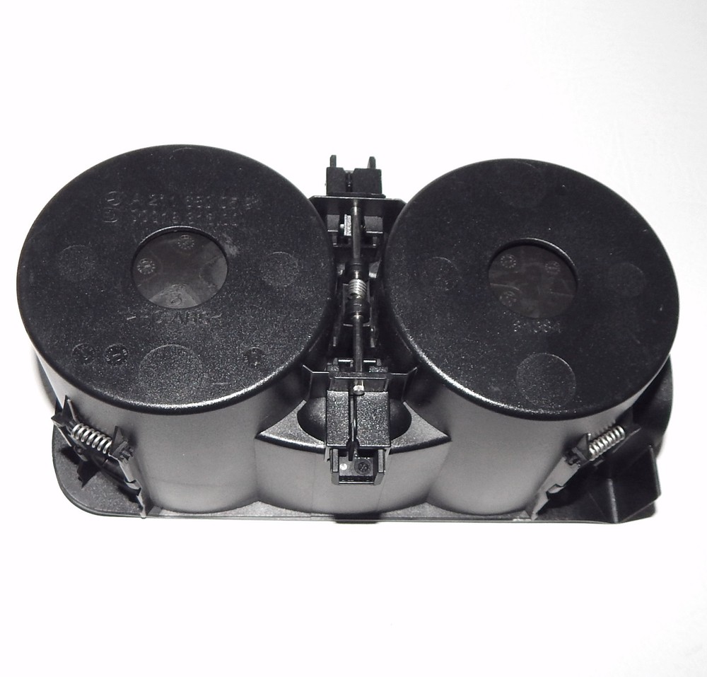 OEM 2005-2009 MERCEDES E-CLASS Center Console Cup Holder Compartment Dual Insert