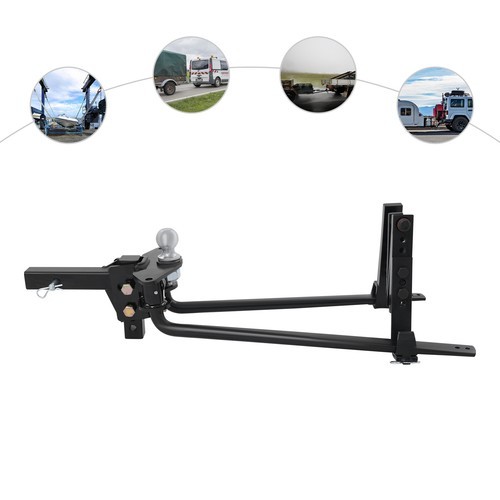 8000lbs Weight Distribution Hitch Trailer Hitch Black Trailer Hitch Device