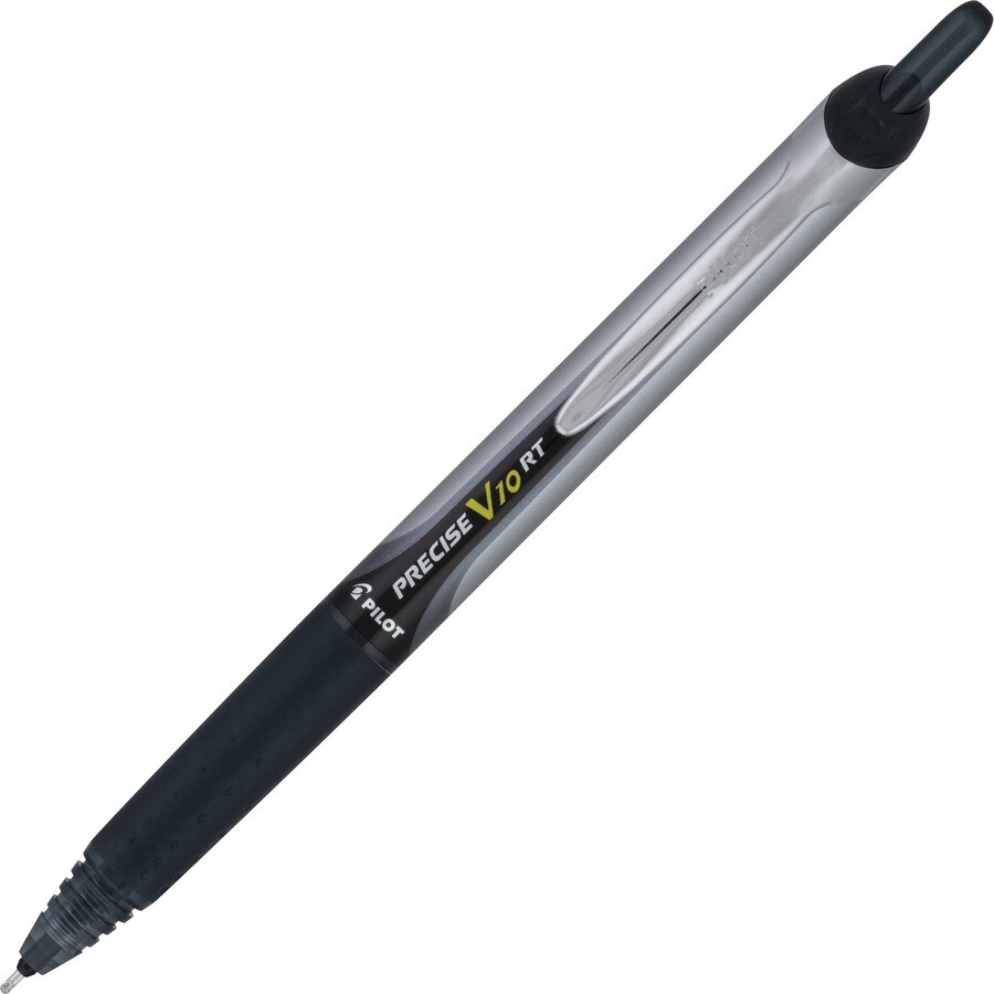 13450 Pilot Precise V10 Retractable Pen, Black, Bold 1.0mm, Choose Quantity