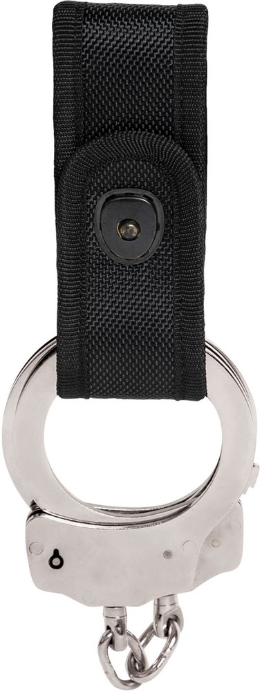 Black Heavy Duty Durable Polyester Enhanced Handcuff Strap with Safety Snap