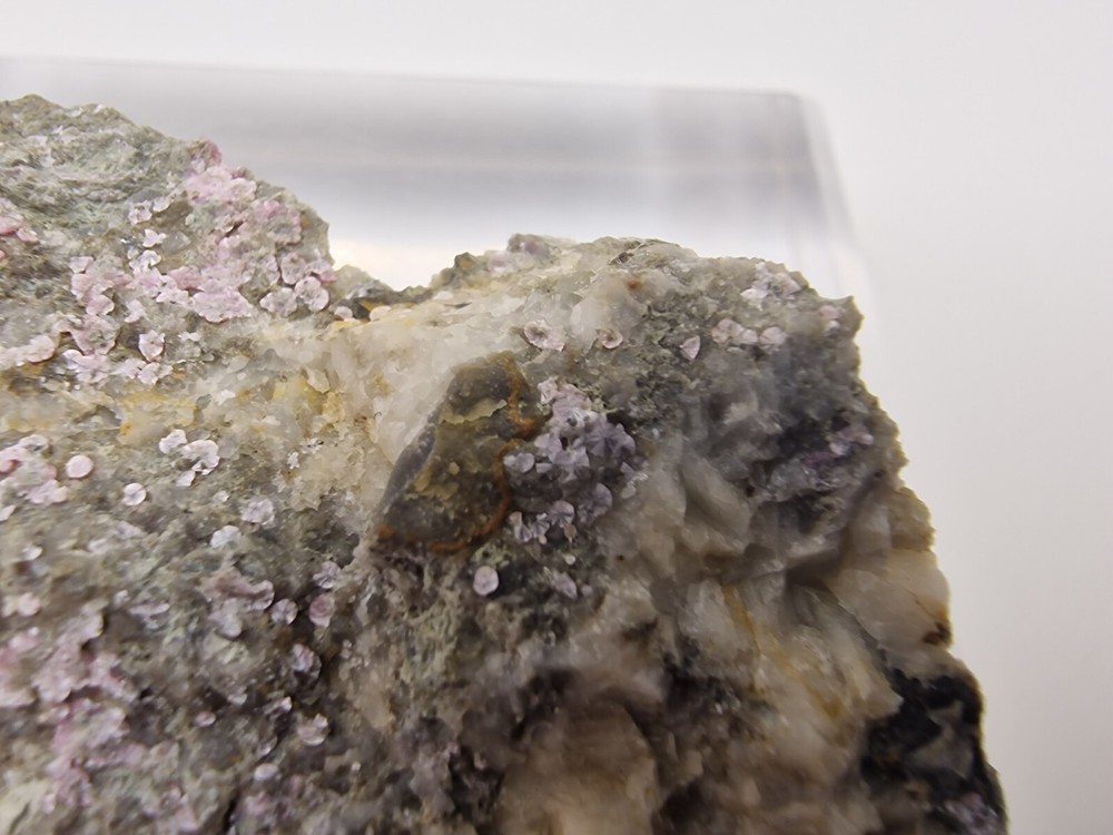 Pink Dawsonite From Valle Benedetta , Toscana , Italy