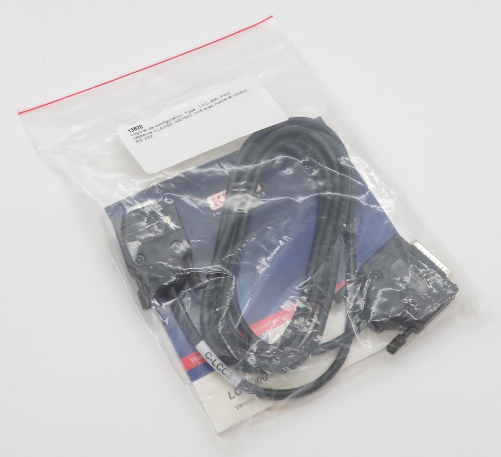 KIMO LCC-300 Parameter Software with Connecting Cable RS232 Class 200/300 V2.3.0