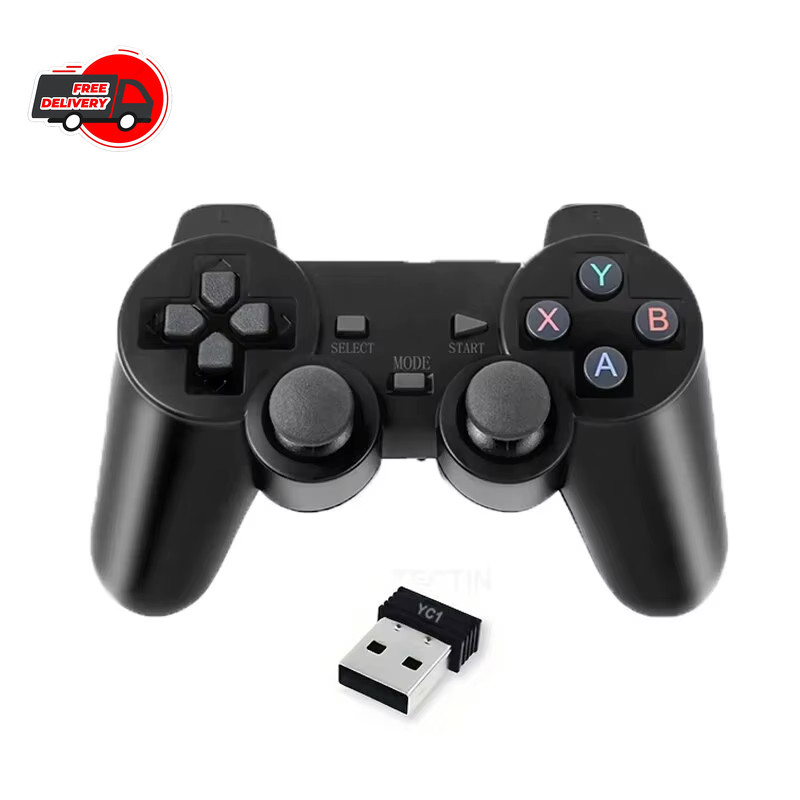 Wireless 2.4G Gamepad Controller USB Joystick for PC Android TV Game Box