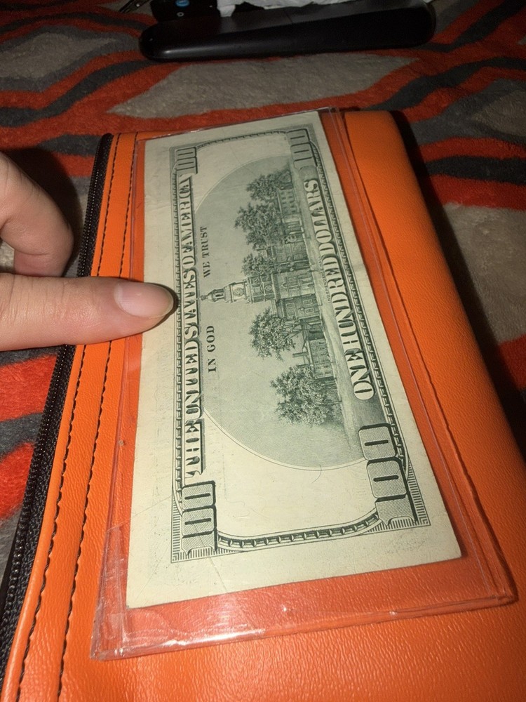 1996 $100 Dollar Bill Off-Center Misaligned Error
