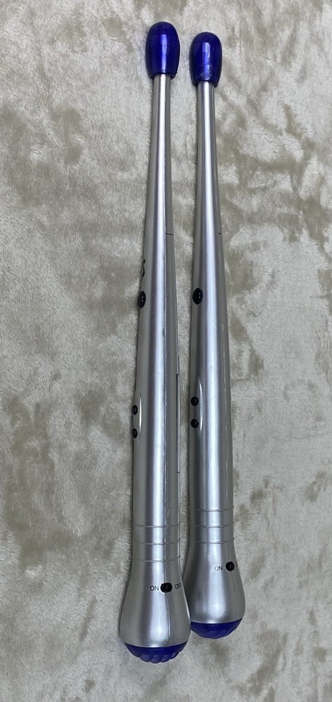 Electronic Drumsticks Drum Sticks Kids Toy Walgreens Silver & Blue Works