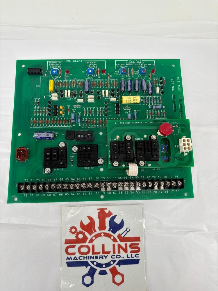 Kohler E-297375 Automatic Transfer Switch (ATS) Control Board PC Assembly