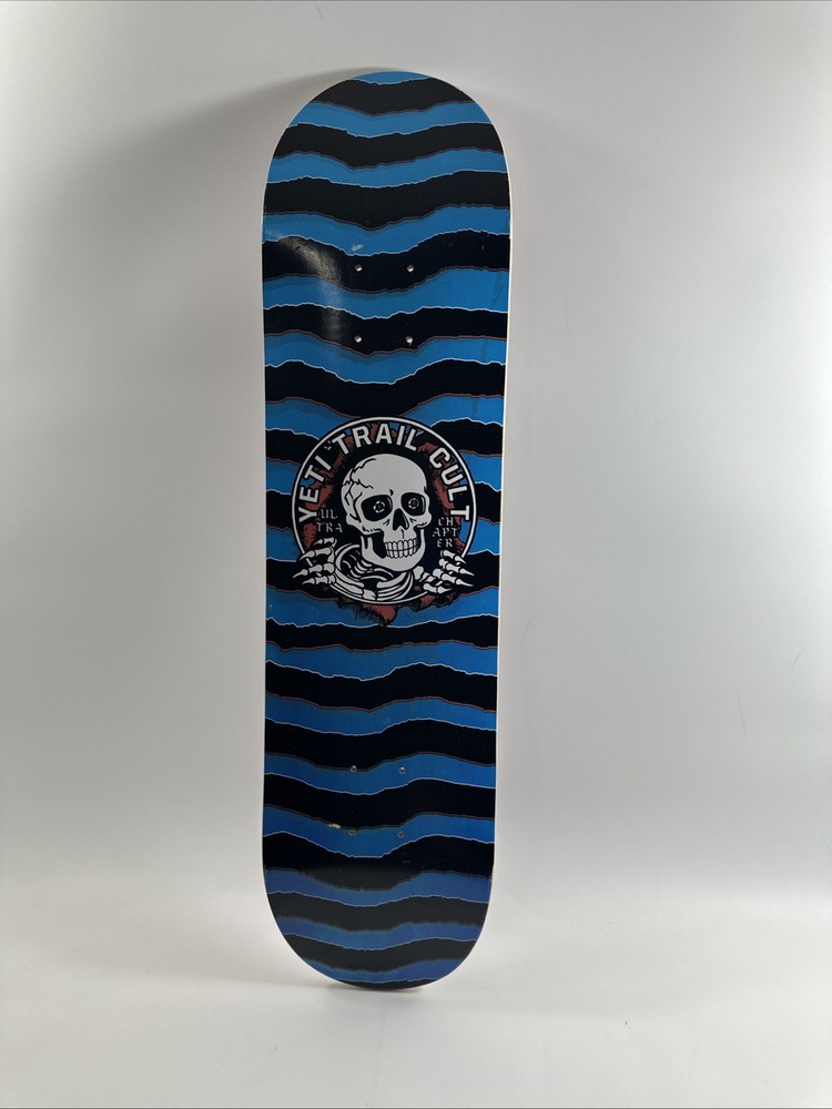 Yeti Skateboard Deck Only - Trail  Cult Blue/black/multi