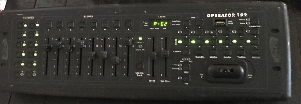 Elation DMX Programmer Channel Tabletop Lighting Controller OPERATOR 192