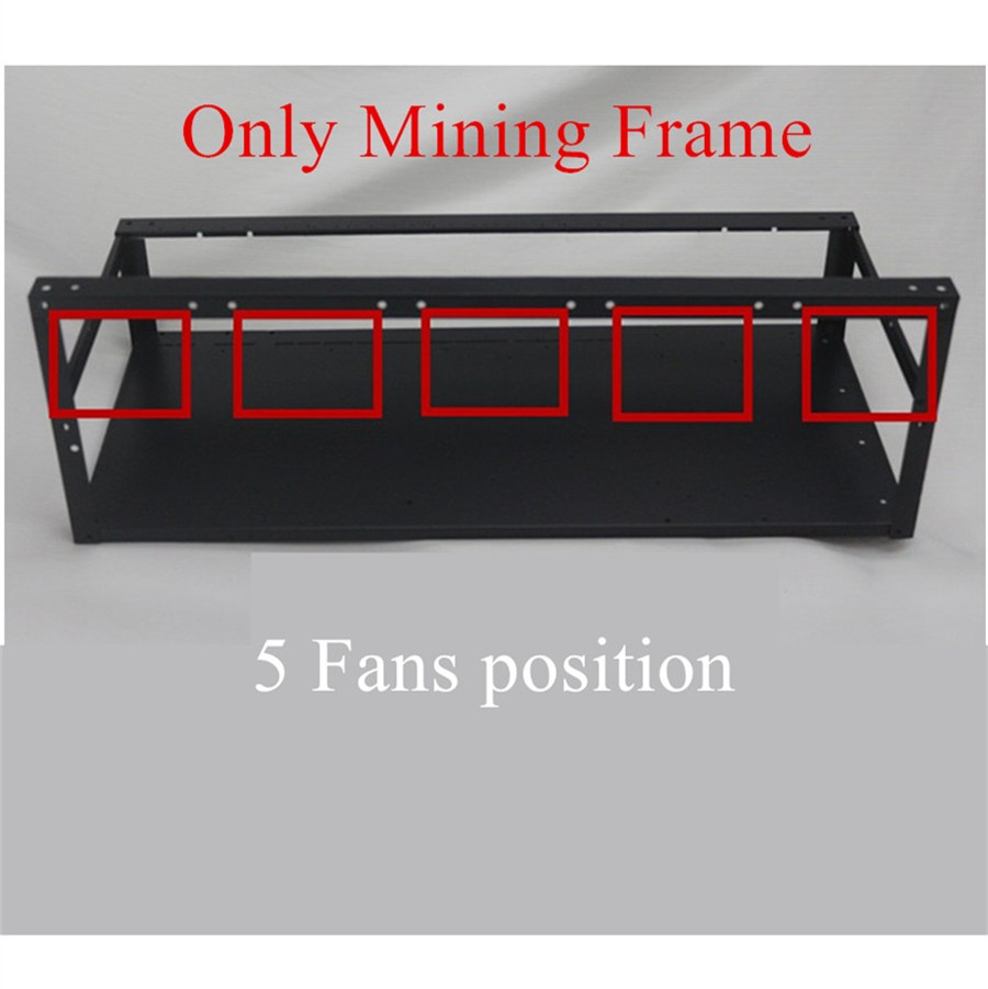 Dual Deck Transfer Mining Rack For 6/8/12 GPU Open-pit Mining Frame Case Bracket