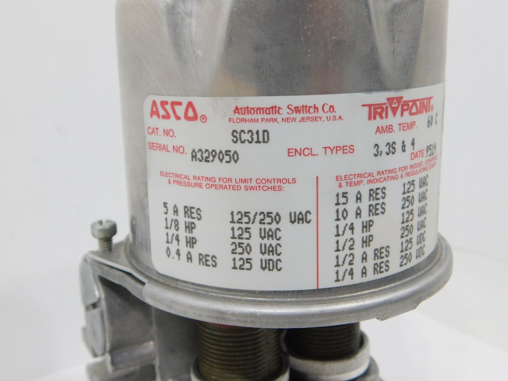 ASCO TriPoint SC31D Pressure Switch