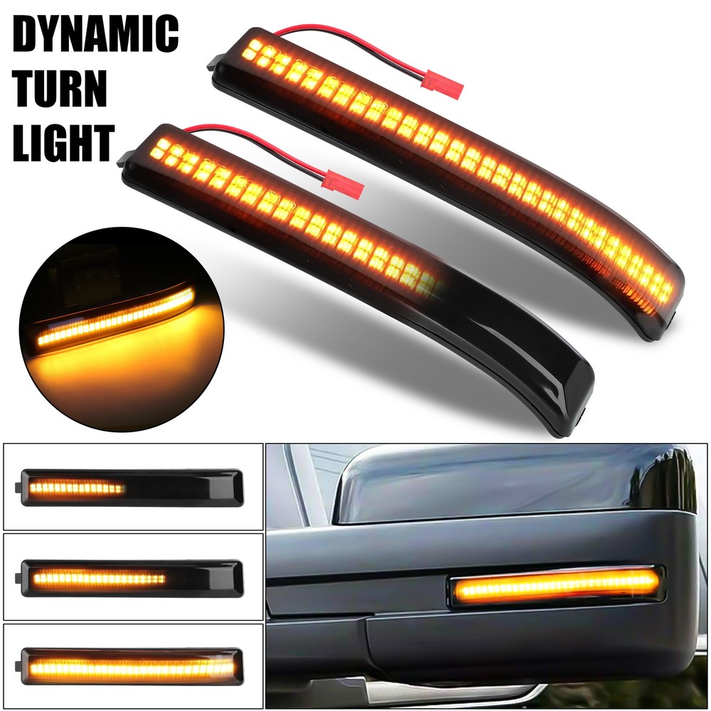 Sequential LED Side Mirror Turn Signal Light Lamp For Ford 2009-2014 F150 F-150