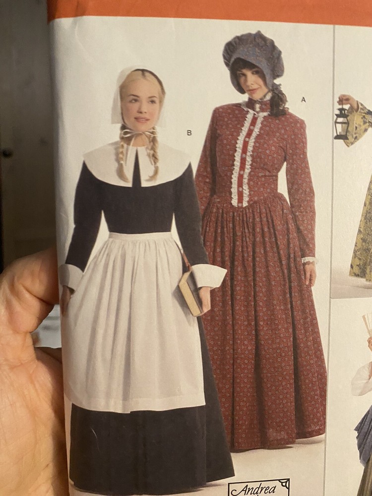 SIMPLICITY PATTERN COSTUMES PILGRIM Prairie 6-12 UNCUT 3723