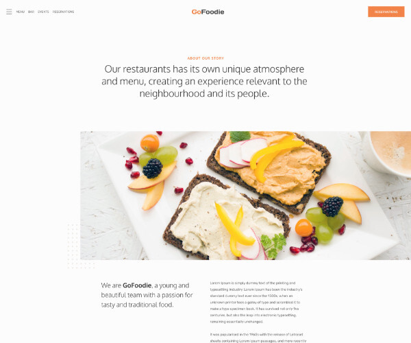 Premium Wordpress Elementor Template Kit Bundle | Food & Drink theme